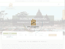 Tablet Screenshot of hotelramakrishna.com